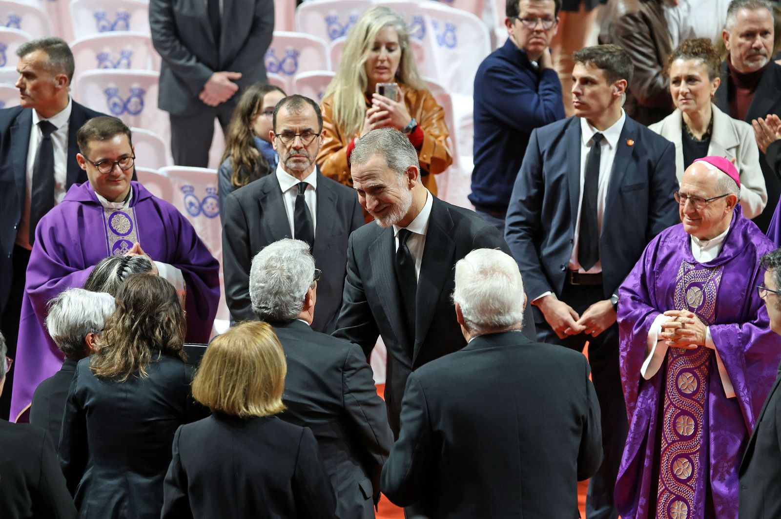 Fotografías de la misa funeral por las víctimas del accidente de tren en Adamuz