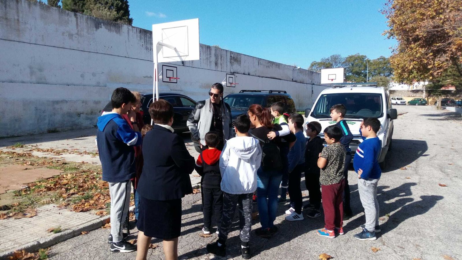 Igualmente los chicos han podido escuchar de primera mano los consejos de Pinto.