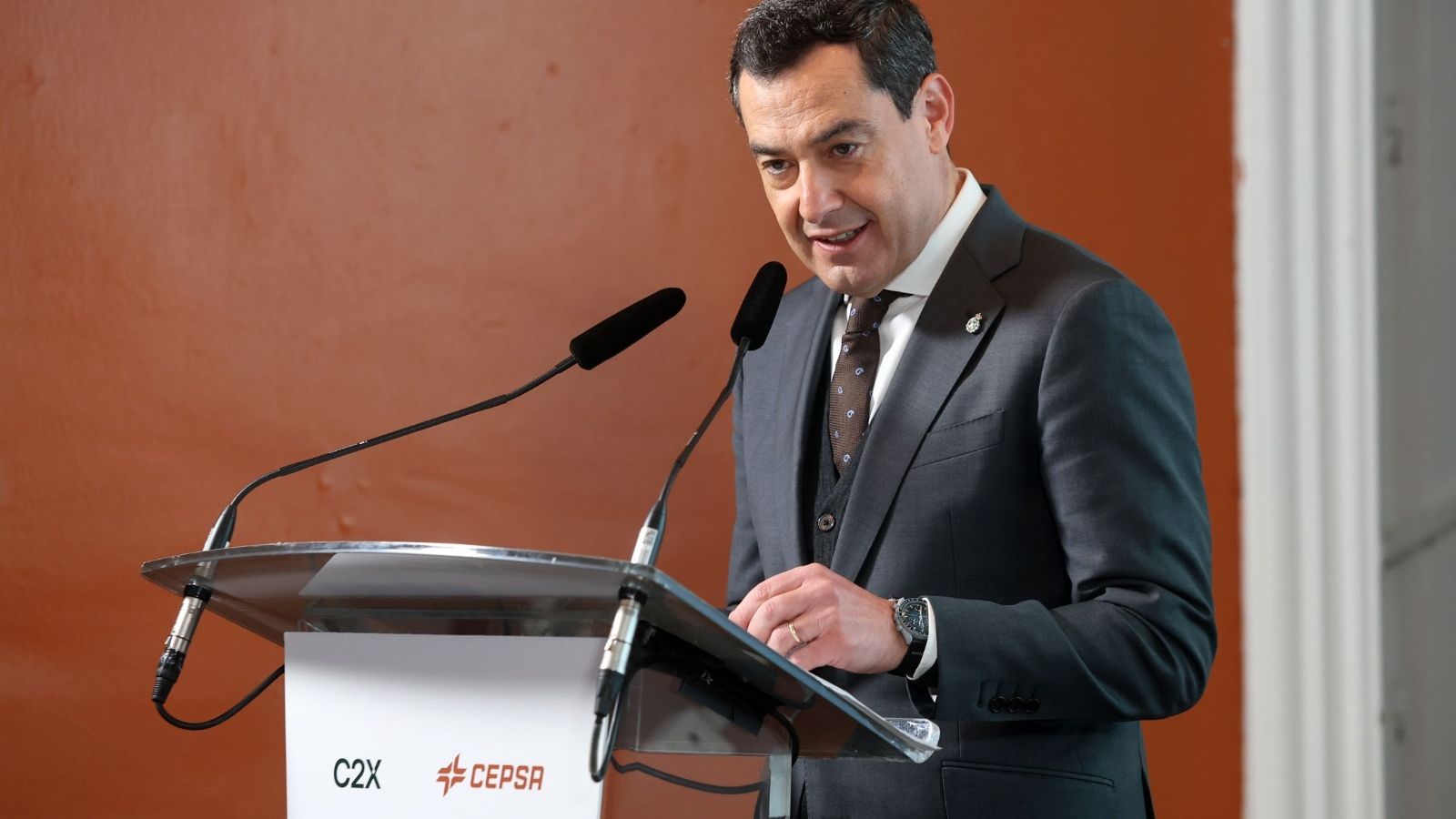 El presidente de la Junta de Andalucía, Juanma Moreno.