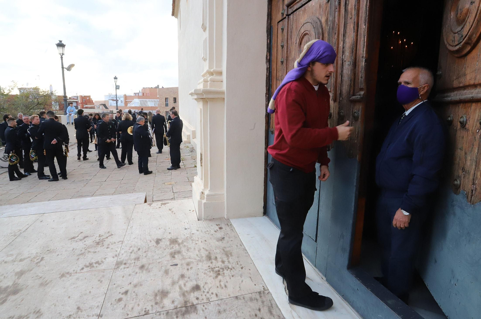 Imágenes de Pasión en su procesión por Huelva