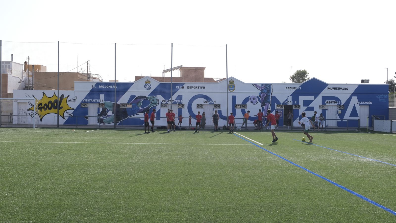 Imágenes de la inauguración de la remodelación del Campo de Fútbol de La Mojonera