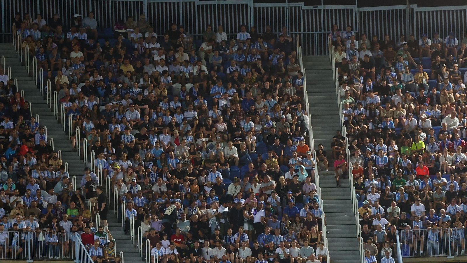 El Málaga CF - Elche, en fotos