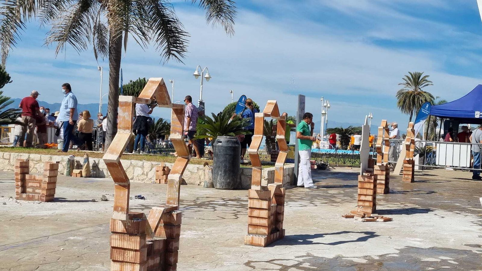 Concurso de albañilería. Concurso de albañilería.