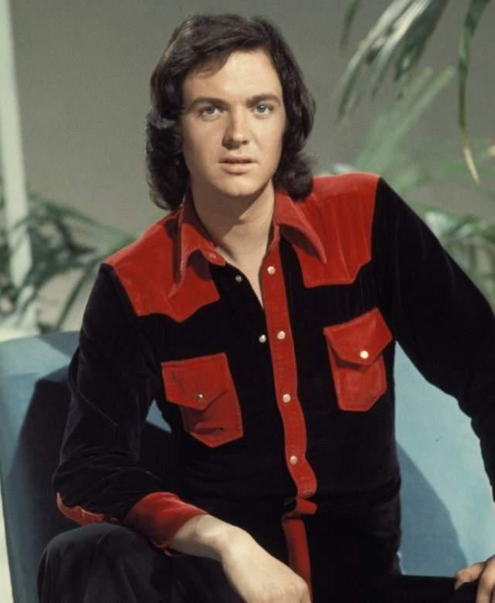 El cantante, en la década de los 70, en la cima de su carrera.