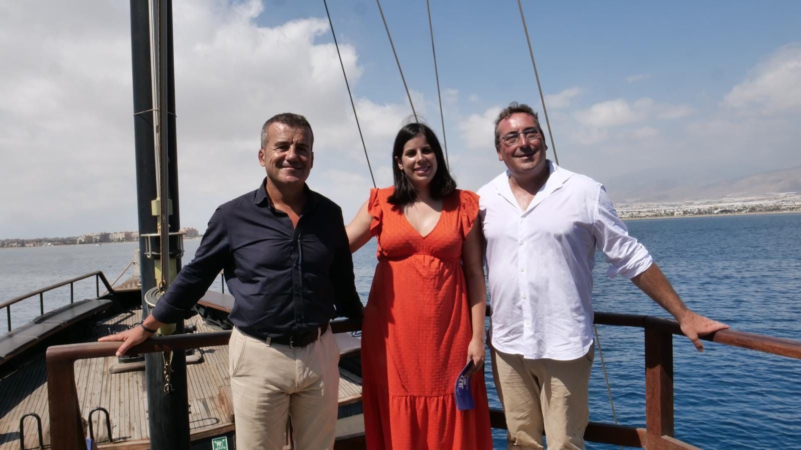 Salvador Hernández, Almudena Morales y Pablo Mazuecos.