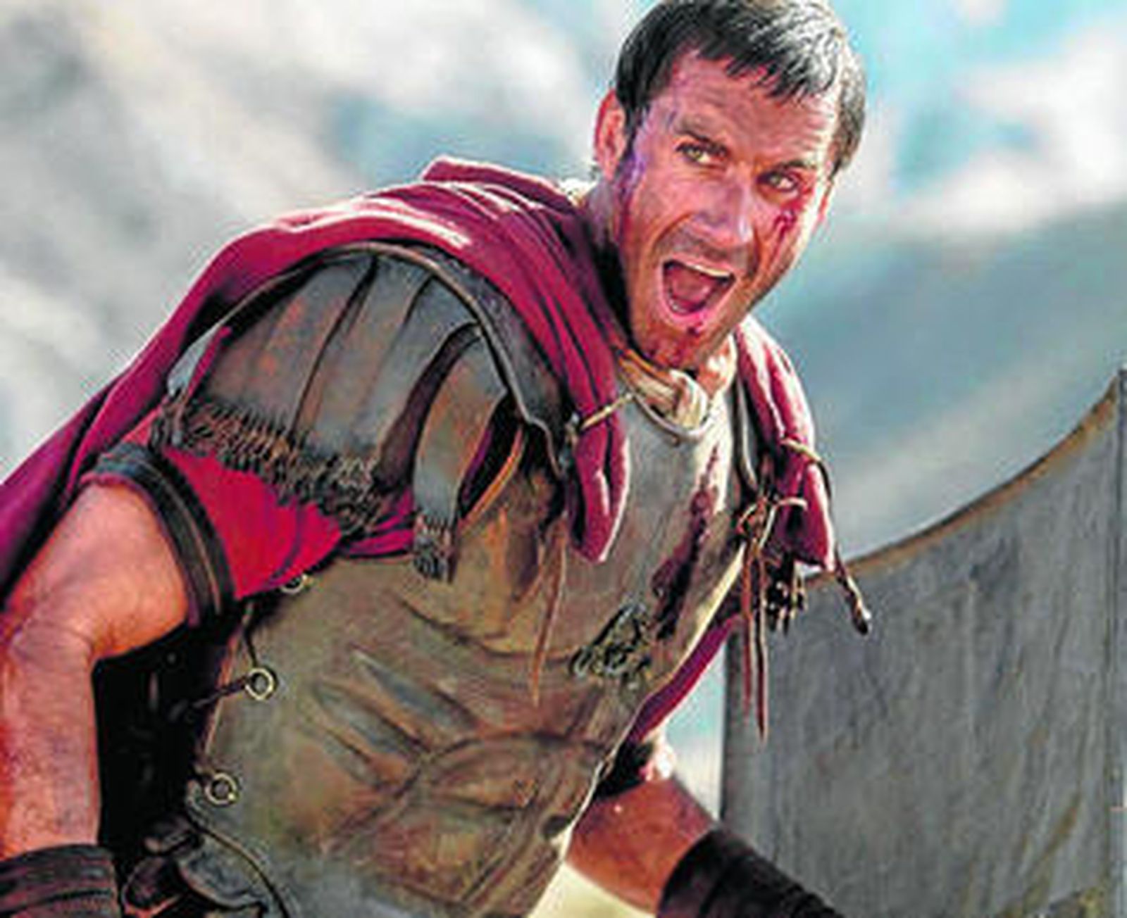 El actor en una de las escenas de la película rodada en Almería.