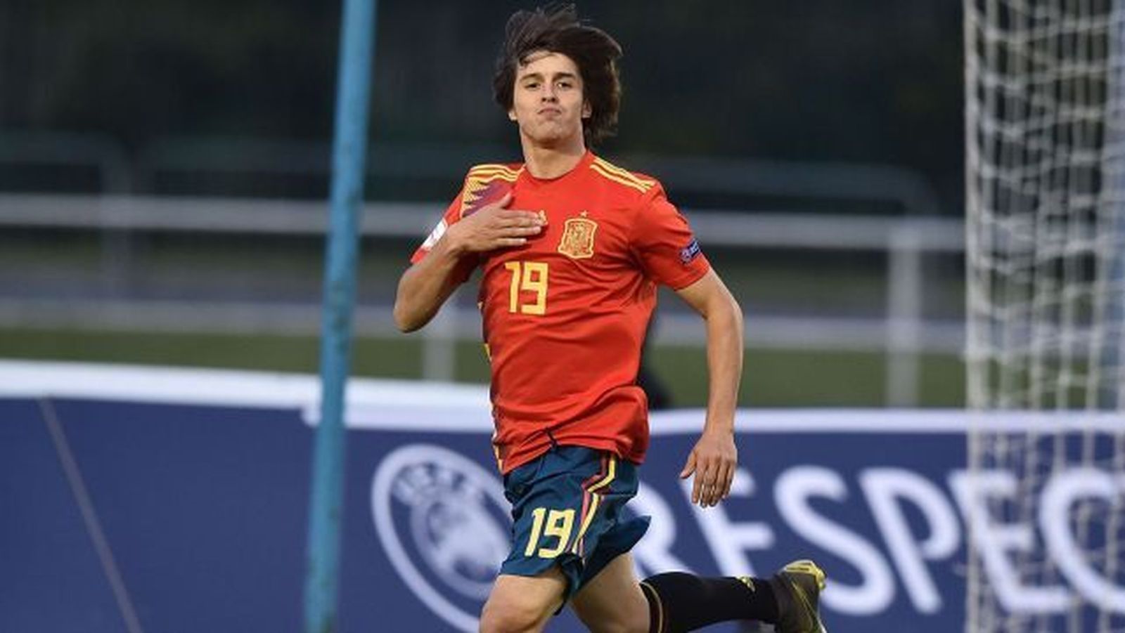 El granadino Pablo Moreno, con la camiseta de la Selección.