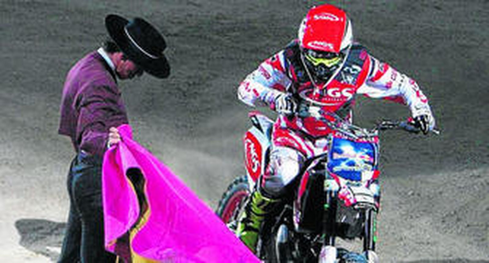 Dany Torres durante un espectáculo en Las Ventas de Madrid.