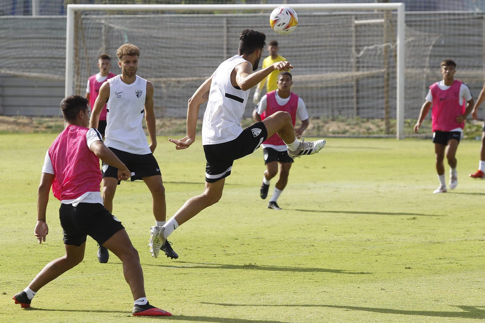 Las fotos del partido entre el Málaga y el Atlético Malagueño