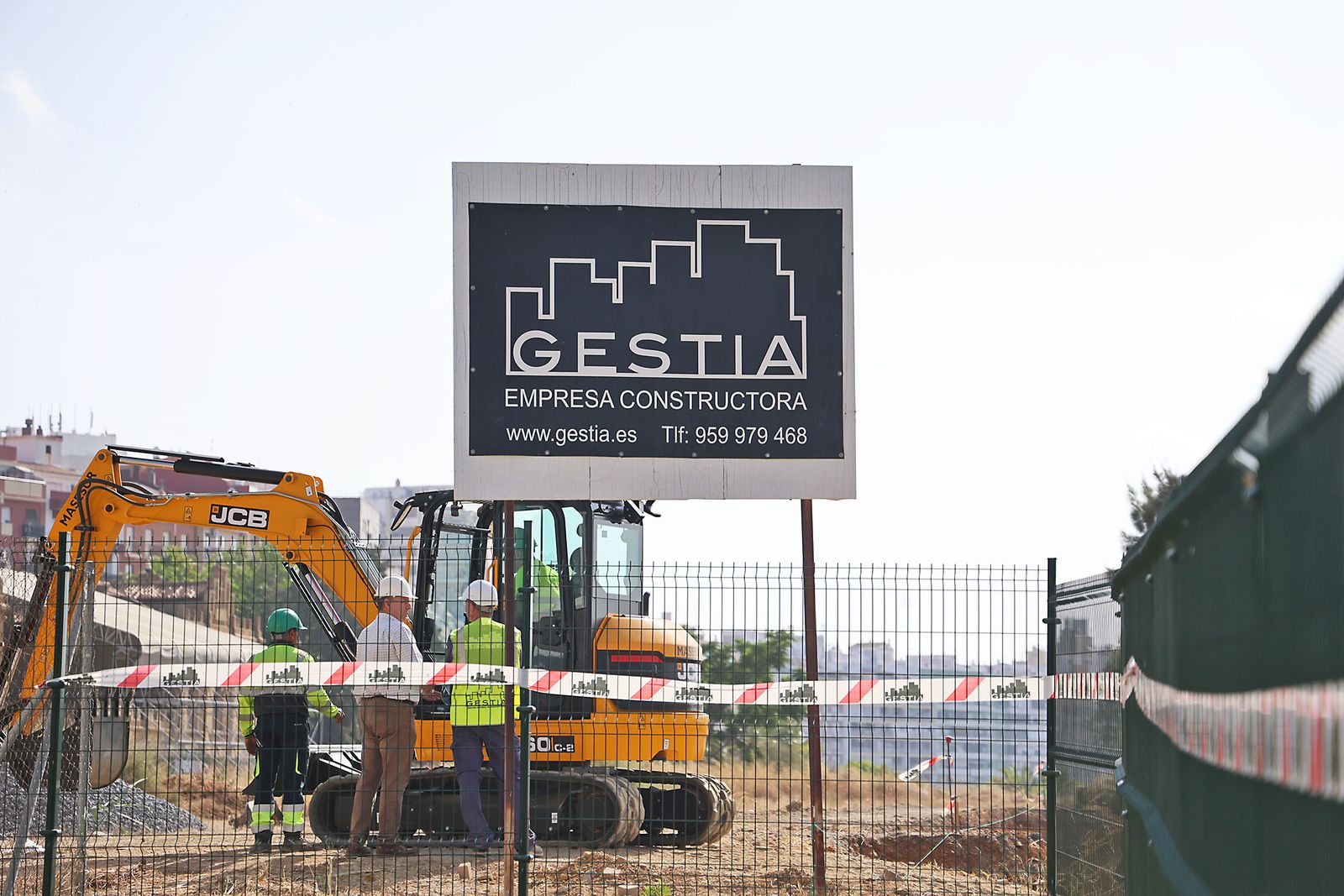 Imágenes del inicio de las obras de urbanización del Ensanche Sur