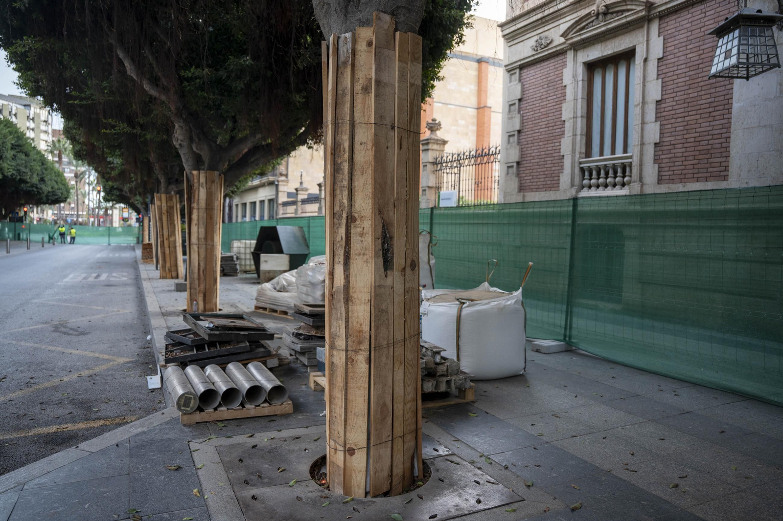Las imágenes de las obras del paseo de Almería