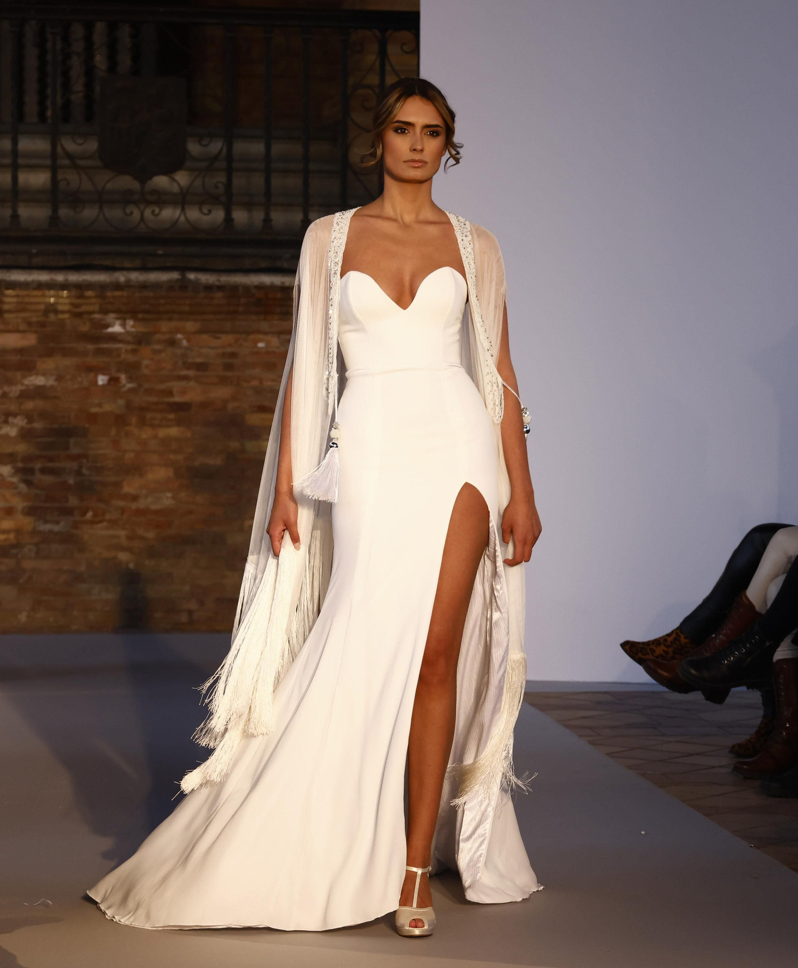 Una de las propuestas para novia de Inma Castrejón vista en la pasarela SIQ 2022.