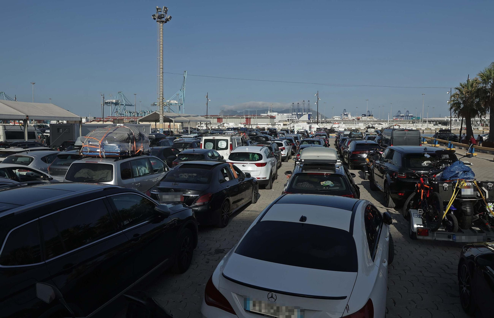 Fotos del primer sábado de agosto en la Operación Paso del Estrecho en Algeciras