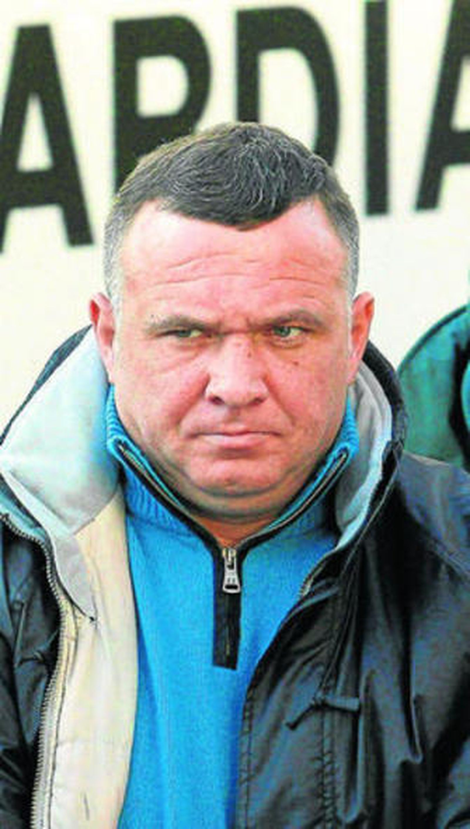 Ioan Clamparu, 'Cabeza de Cerdo', el día de su detención.