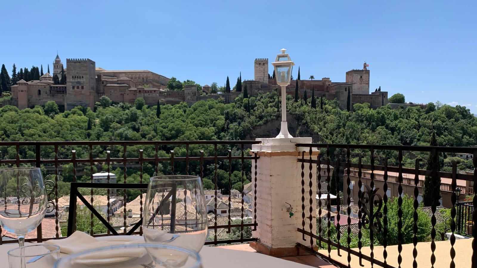 Vistas desde la terraza.