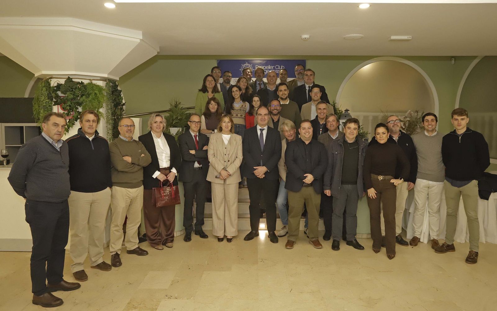 Fotos del almuerzo del Propeller Club de Algeciras con Juan Antonio Patrón y Fidel Ruiz