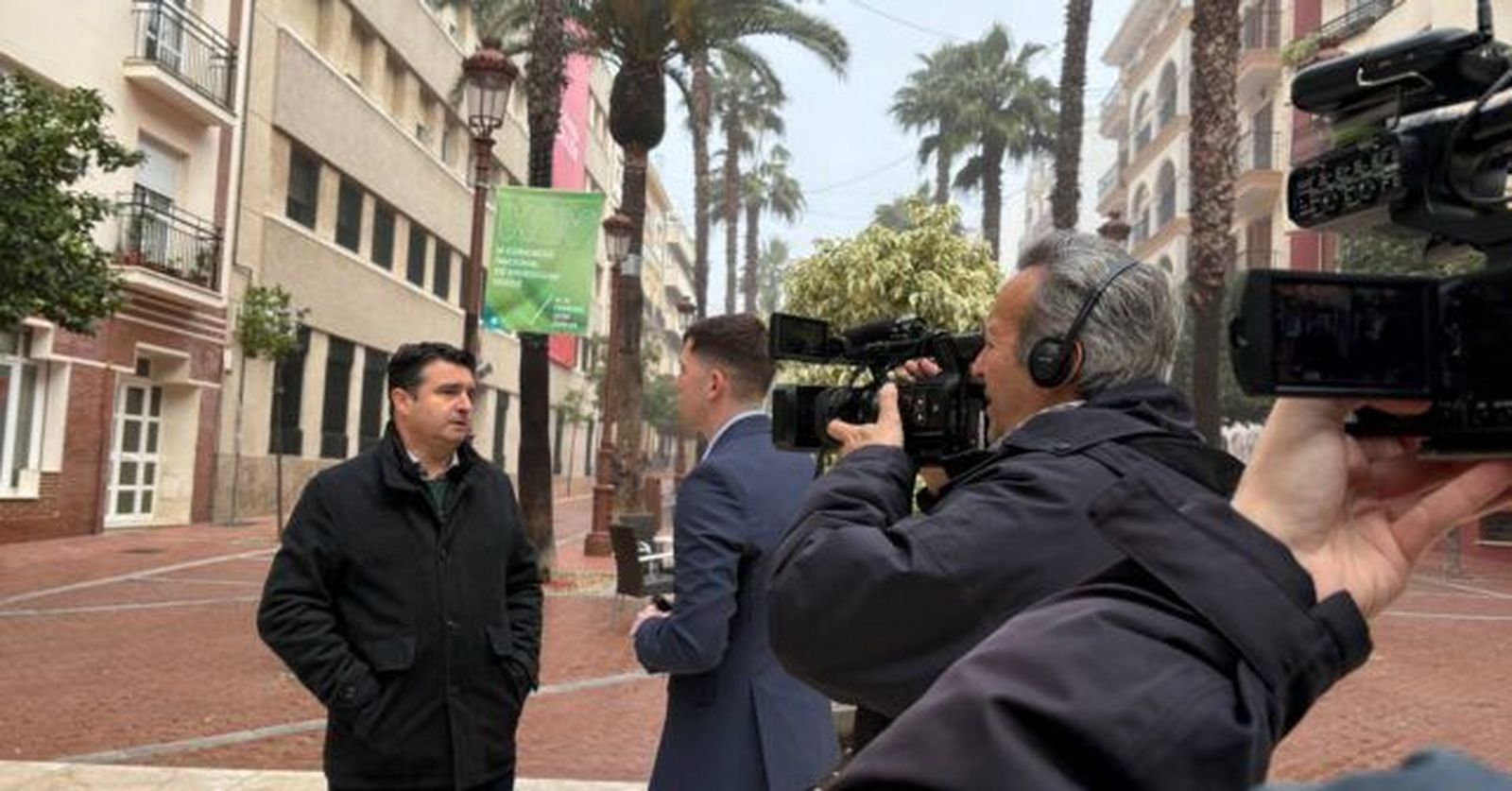 Amaro Huelva en declaraciones este miércoles.