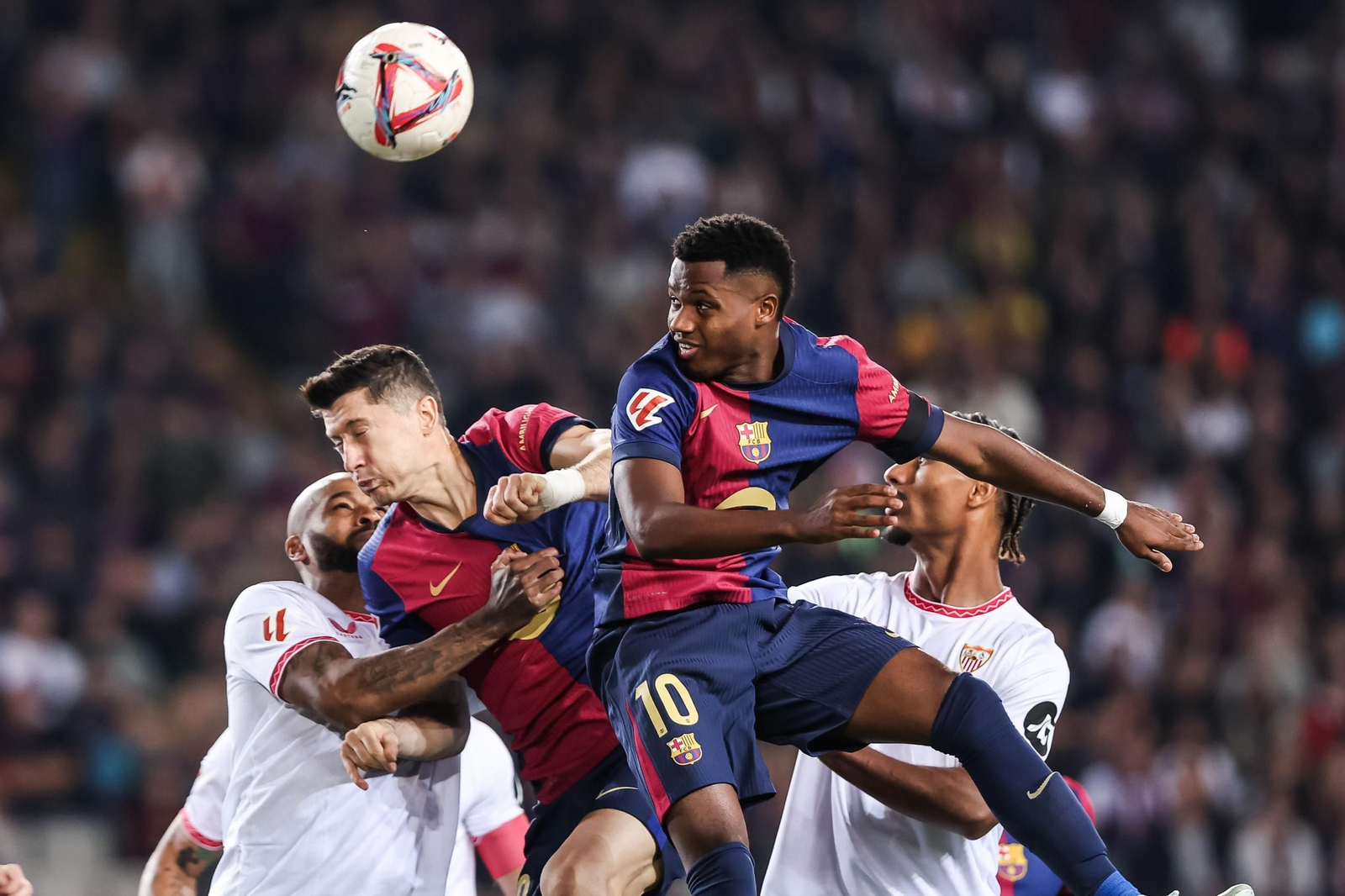 Las fotos del Barcelona - Sevilla