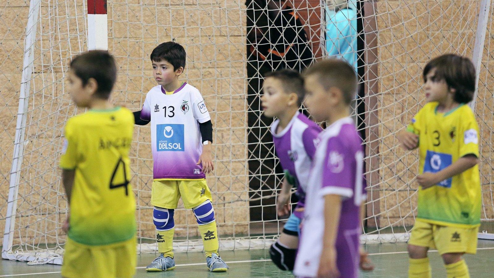 Hugo Montoro, en sus inicios en la cantera del Jaén Paraíso Interior FS.
