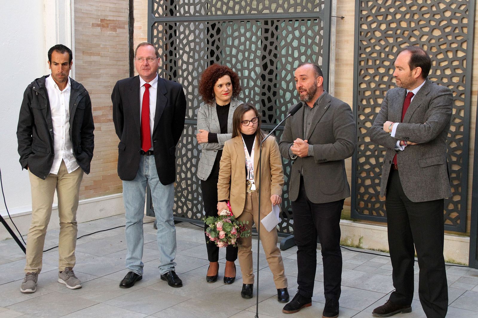Blanca Betanzos recibida en la Diputación de Huelva, en imágenes