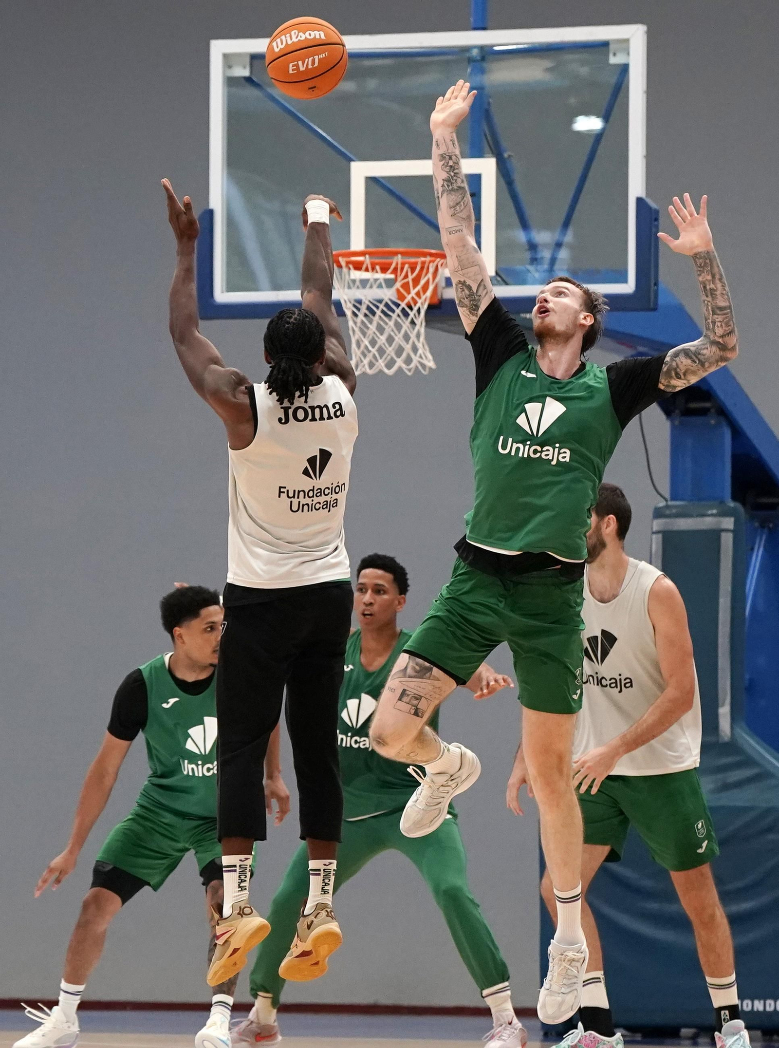 El último trabajo del Unicaja antes de la Copa Andalucía