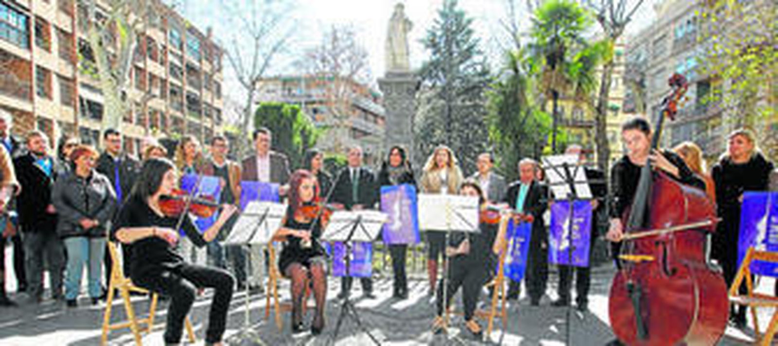 Además del manifiesto se interpretaron varias piezas musicales.