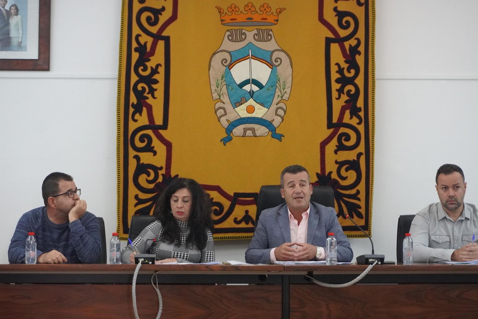 Momento del pleno extraordinario en Carboneras.