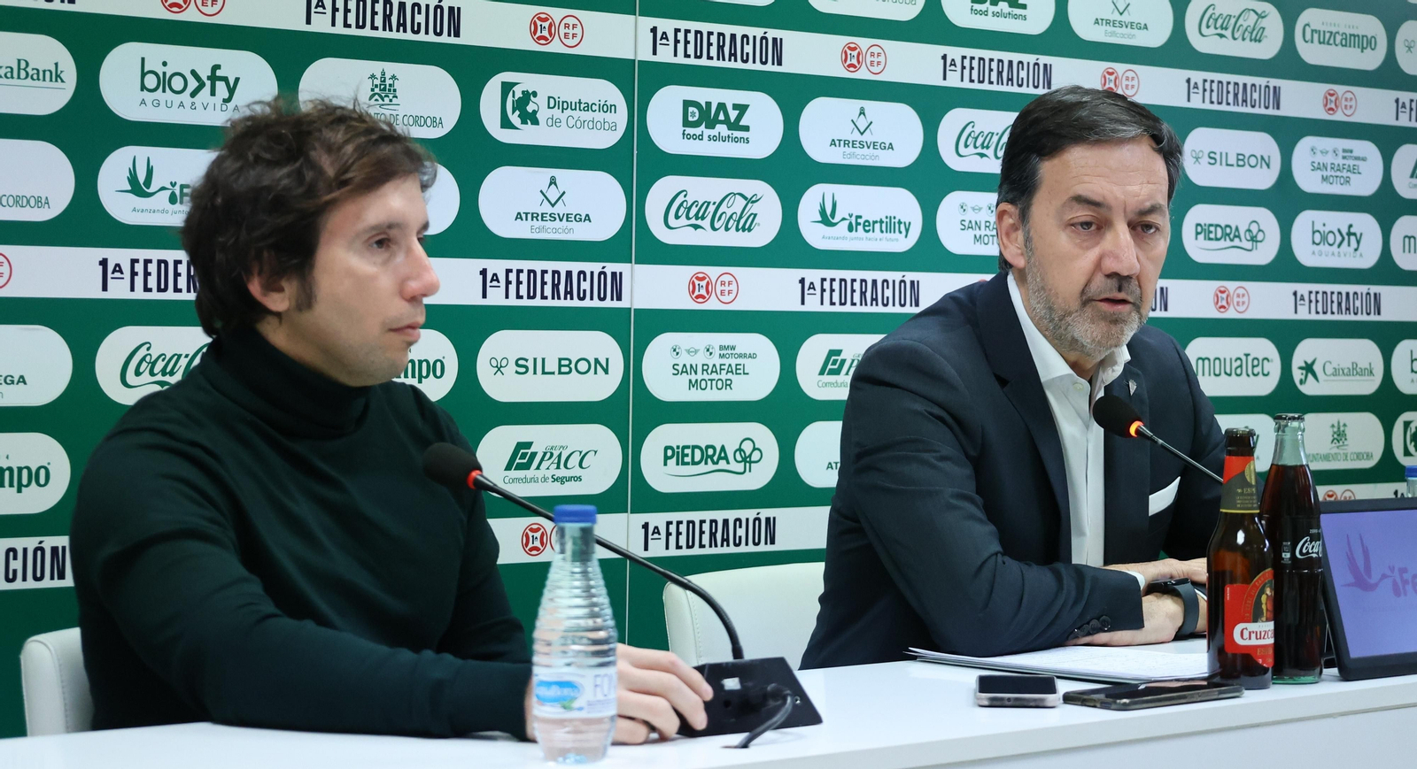 Raúl Cámara y Antonio Fernández Monterrubio, en su comparecencia ante la prensa. Raúl Cámara y Antonio Fernández Monterrubio, en su comparecencia ante la prensa.
