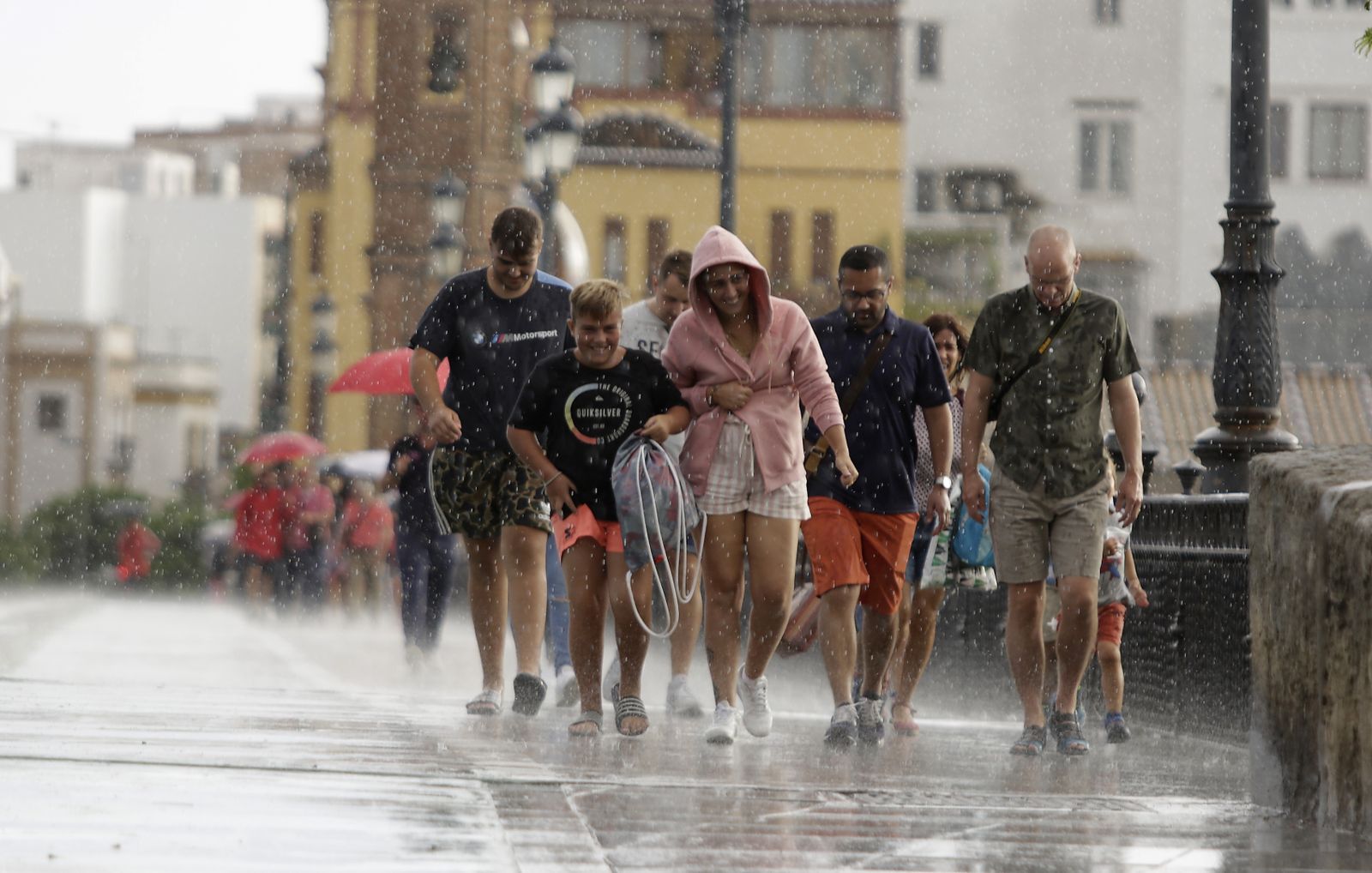 Las imágenes de la lluvia en Sevilla