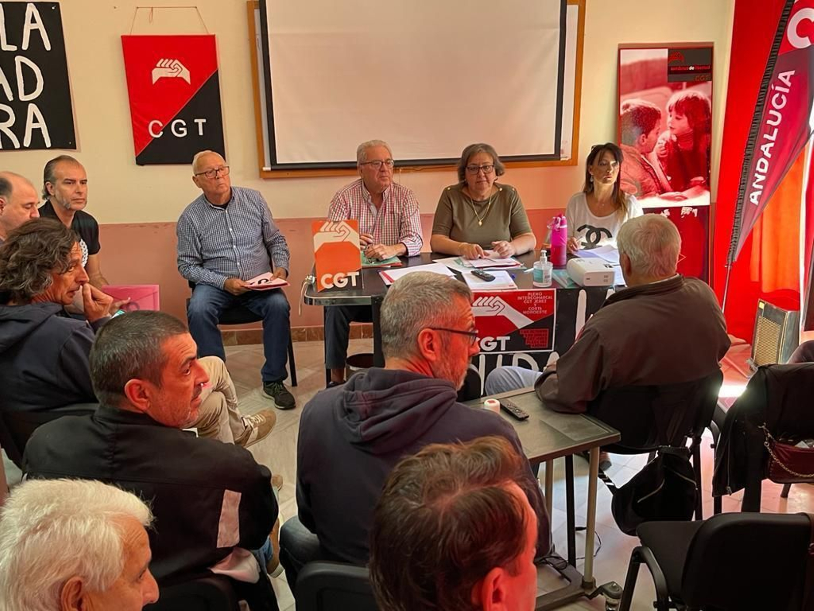 Un instante del pleno de CGT celebrado en días pasados.