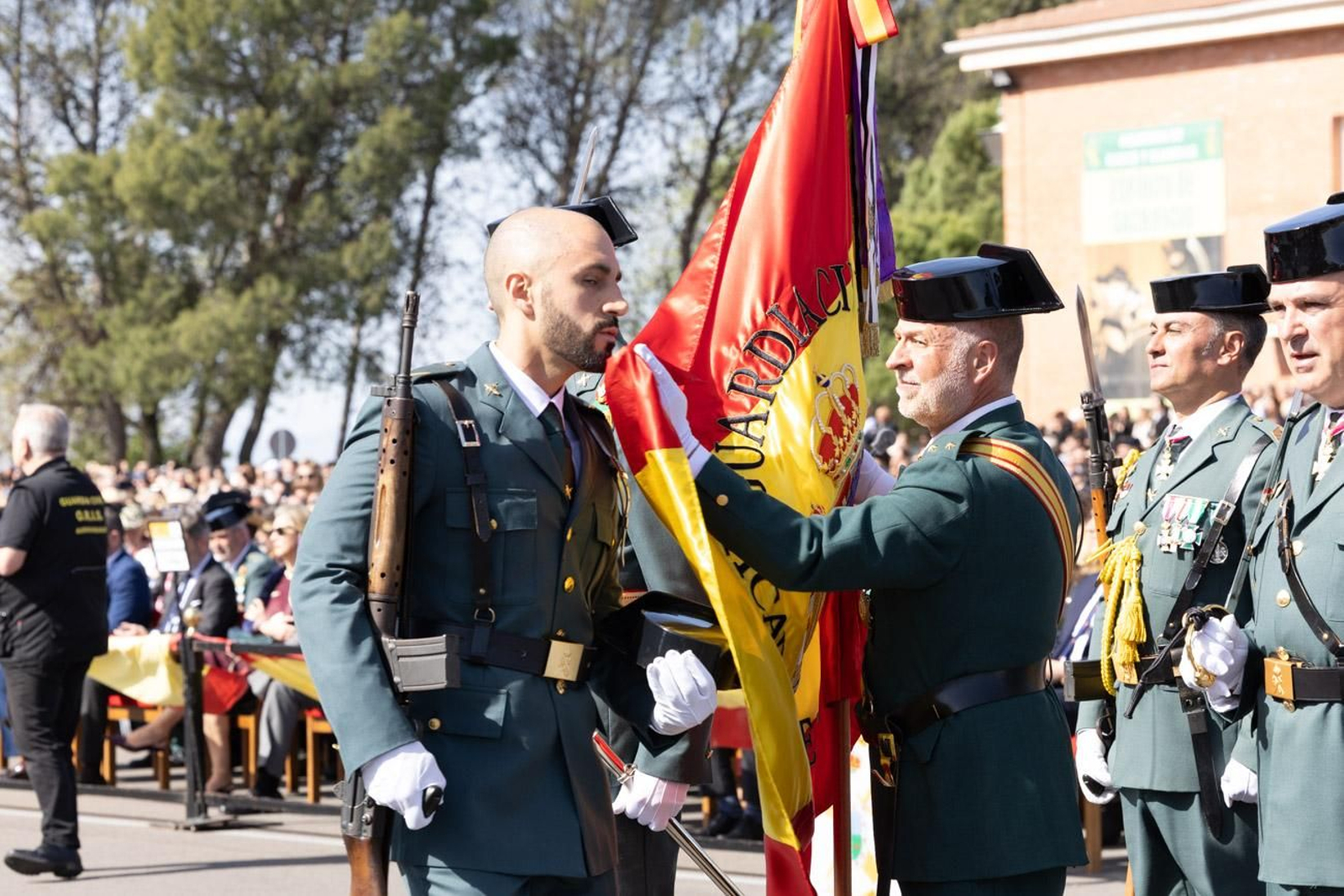 Acto de jura de bandera de la 130ª promoción de guardias civiles de la Academia de Baeza