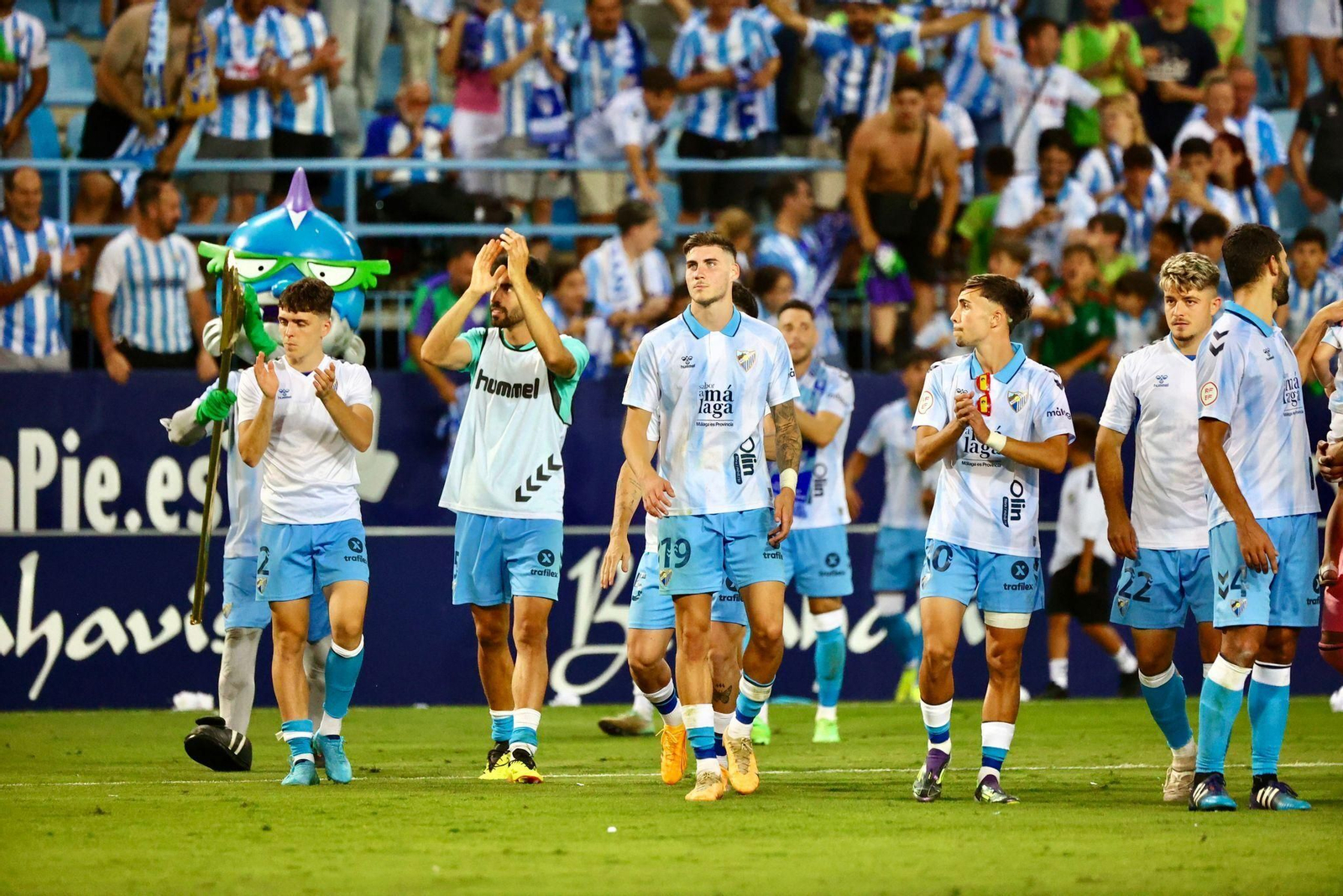 El Málaga CF-Nàstic, en fotos