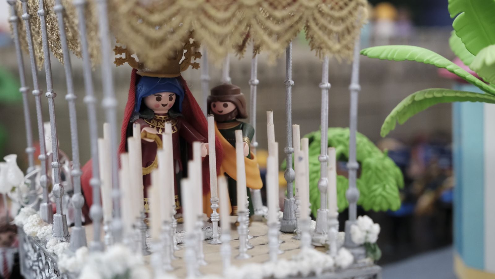 Inauguración de la exposición de playmobil de semana santa de Almería
