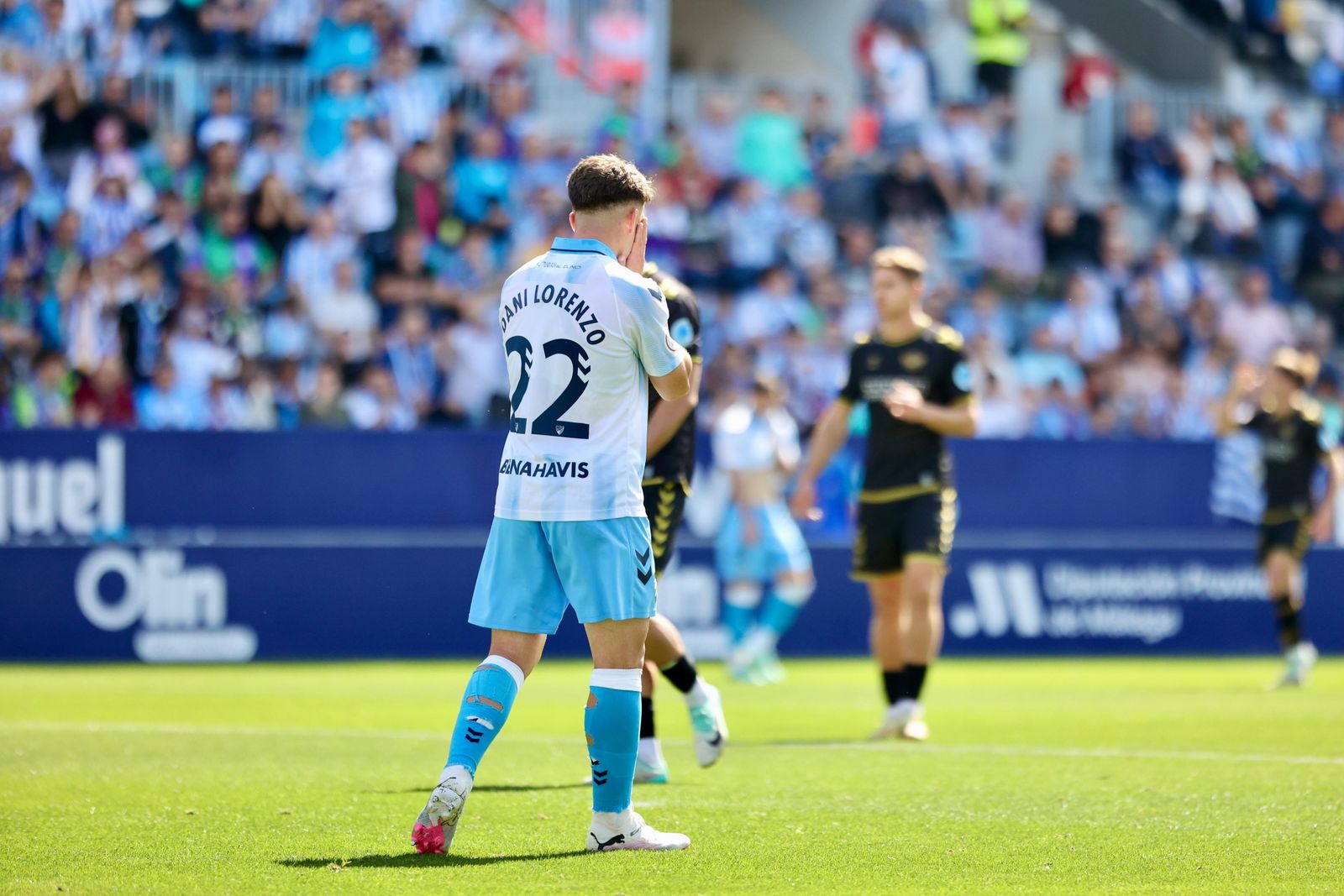 El Málaga CF - Intercity, en fotos