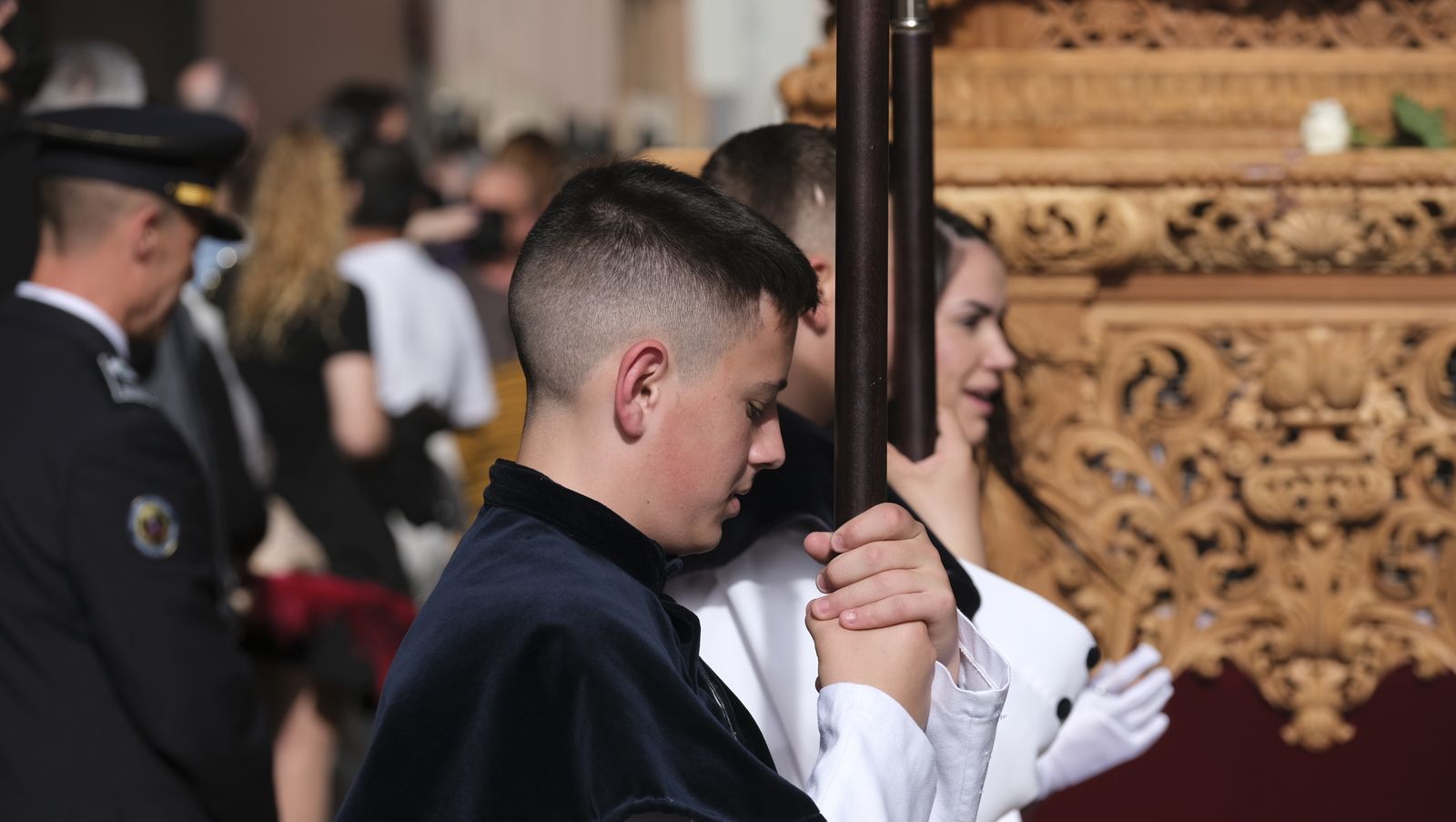 Fotogalería de la procesión de La Estrella. Semana Santa de Almería 2022.