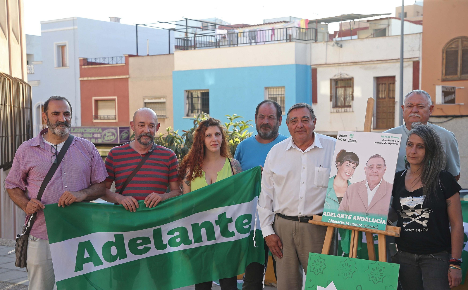 Fotos del inicio de campaña electoral en Algeciras