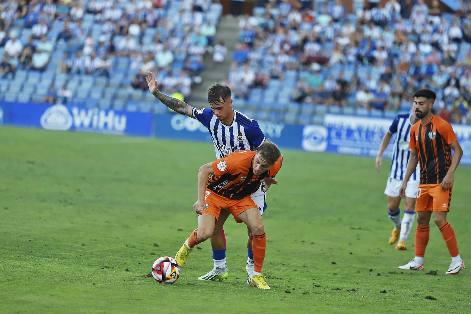 Imágenes del encuentro entre el Recreativo de Huelva y el Antequera CF