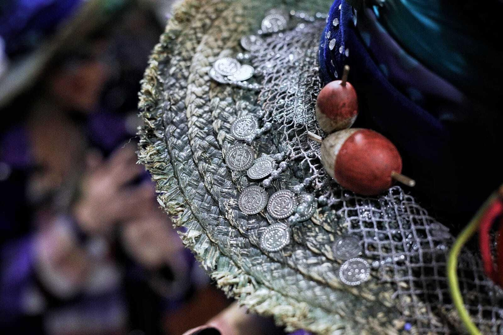 Comparsa 'El embrujo de Cádiz' en camerinos