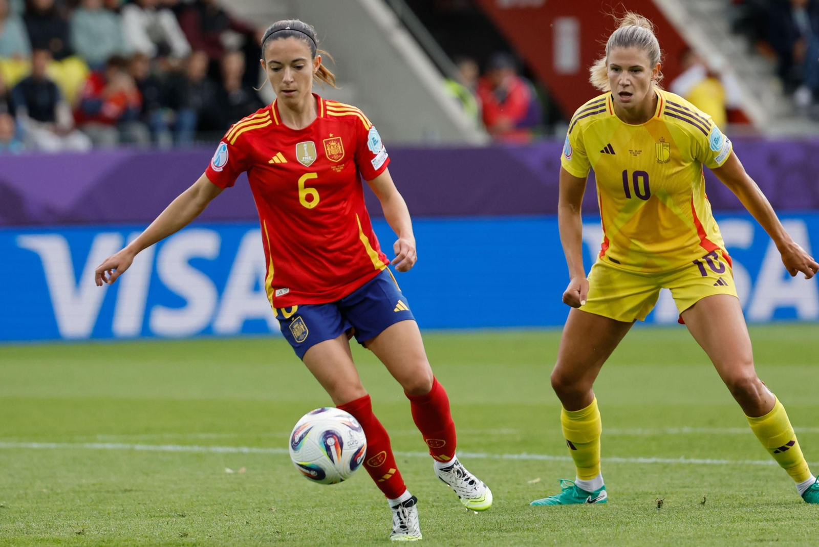 Las fotos de la goleada de España sobre Bélgica en la Eurocopa femenina