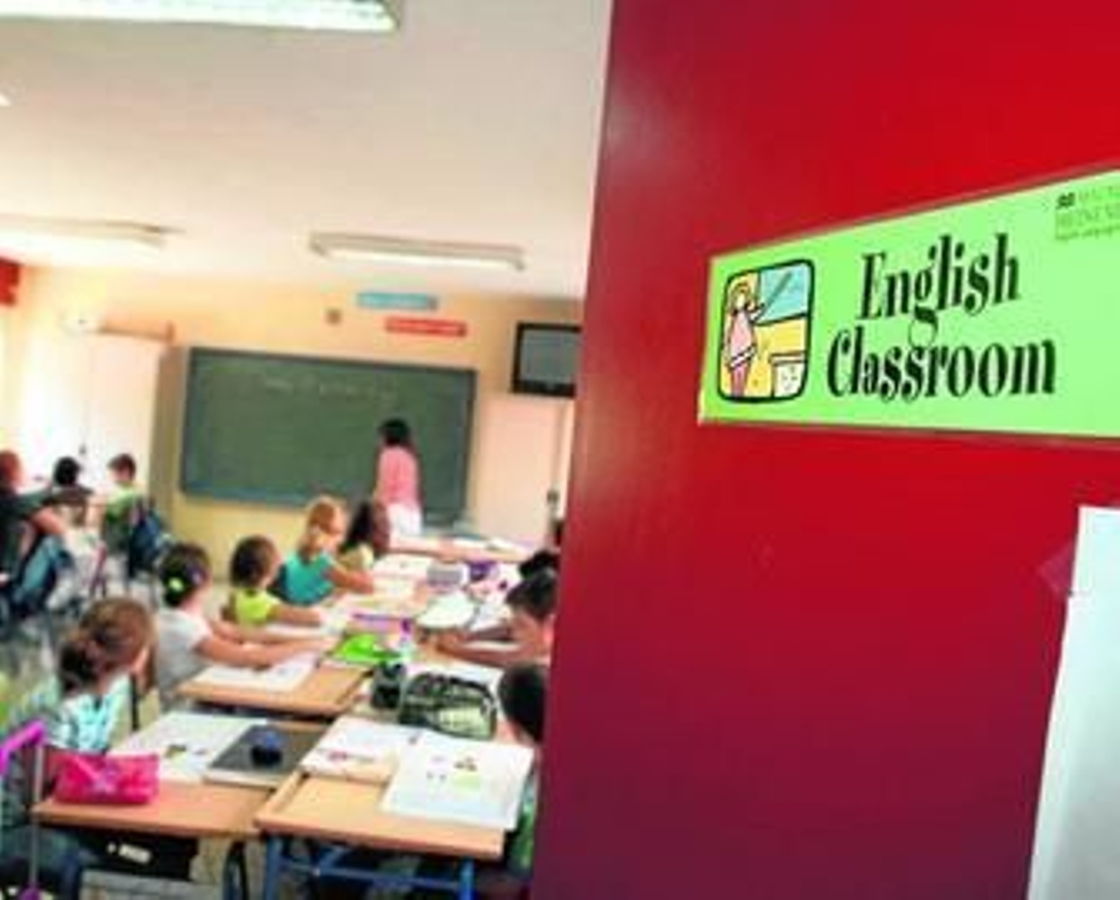 Una de las aulas del colegio bilingüe Doctor Fleming en la capital malagueña. Una de las aulas del colegio bilingüe Doctor Fleming en la capital malagueña.