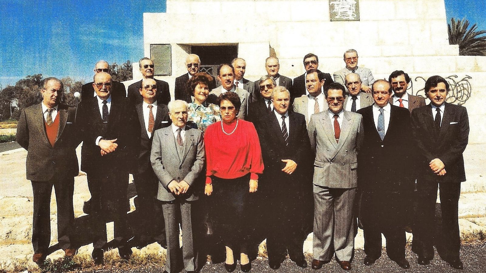 El grupo de fundadores en el año 1992.