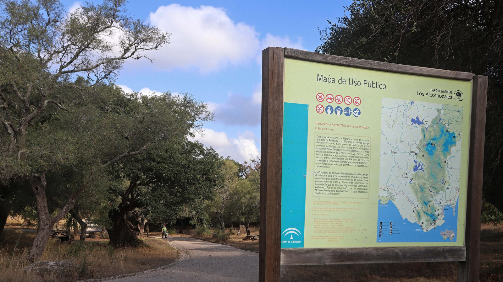 Fotos del futuro Corredor Verde Dos Bahías en Los Barrios