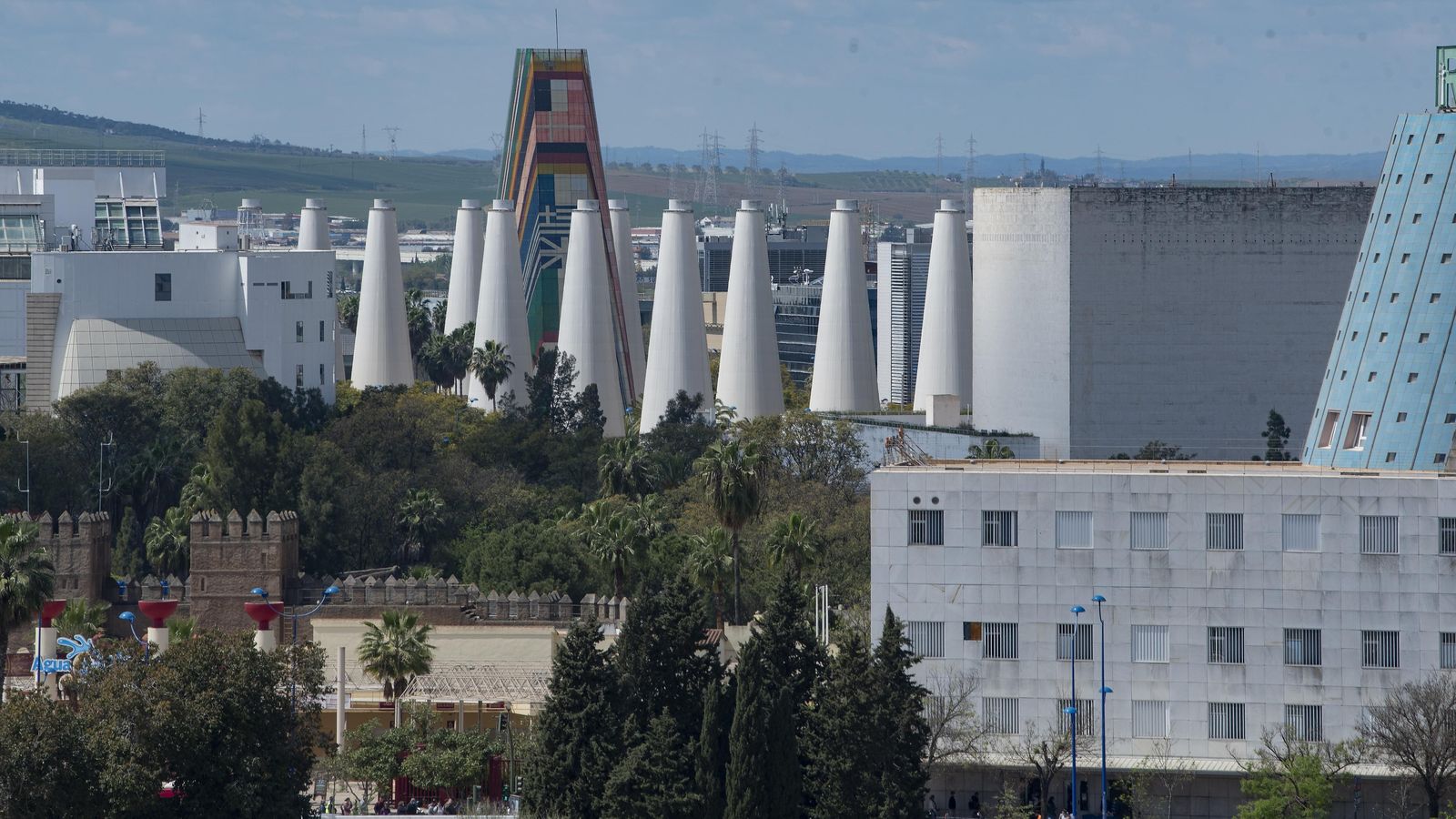 Vista del recinto que acoge la Tecnoincubadora Marie Curie.