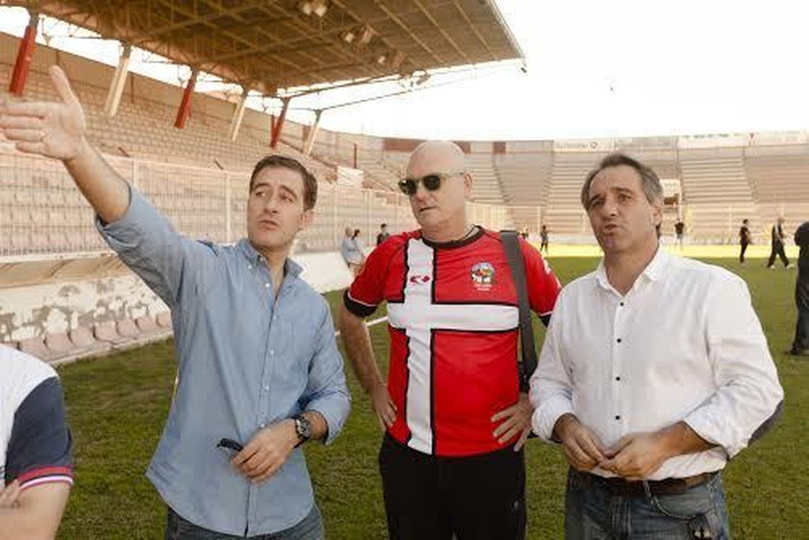 Miguel Ángel Castellón, Miguel Palanca y Juanjo Segura.