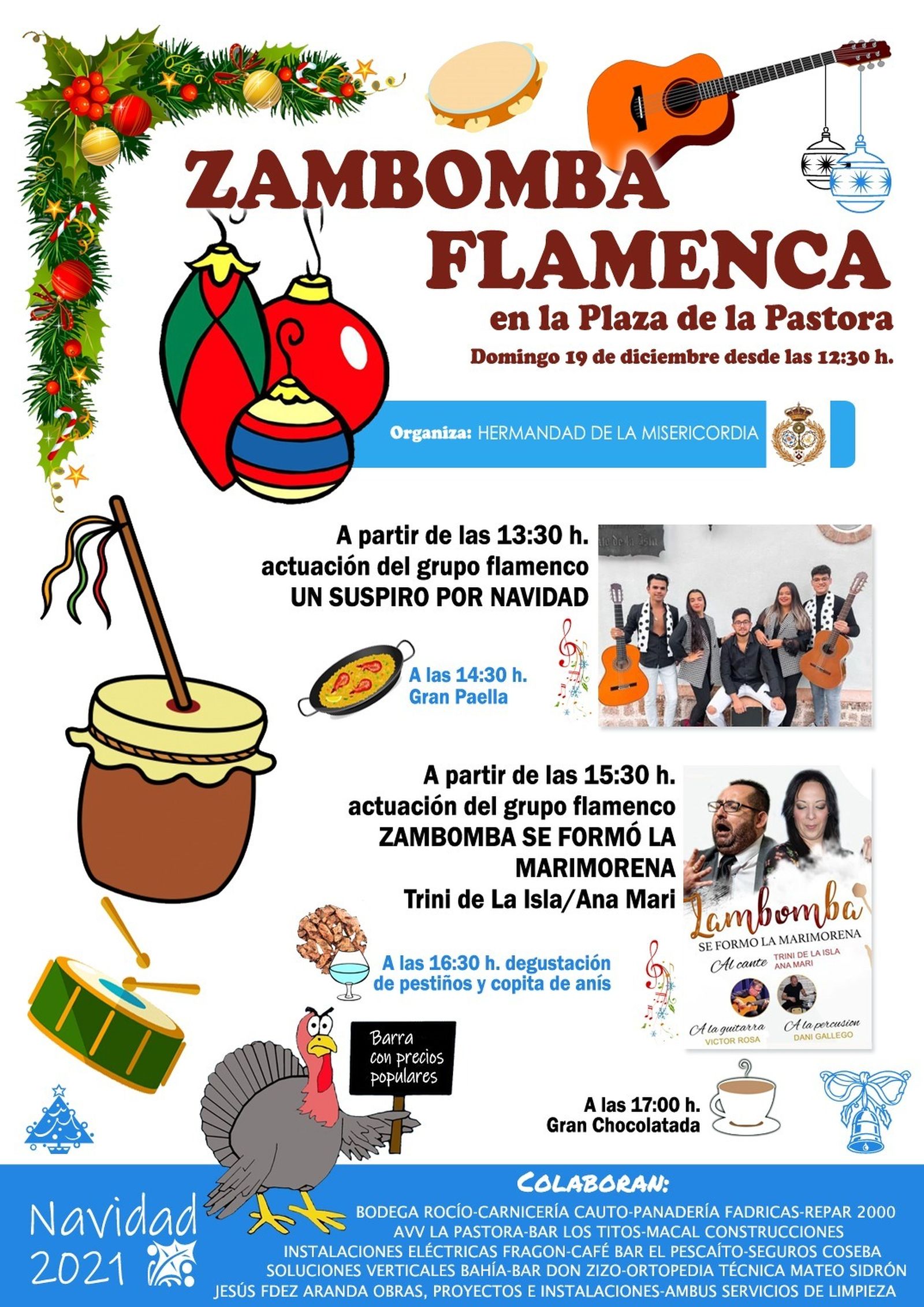 Zambomba de la hermandad de la Misericordia.