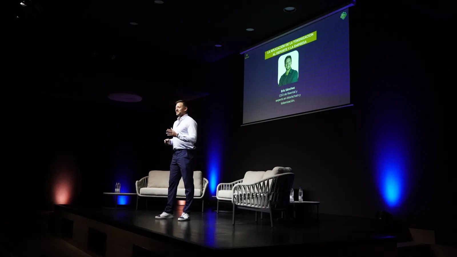 El CEO de Reental, Eric Sánchez, en una reciente conferencia.