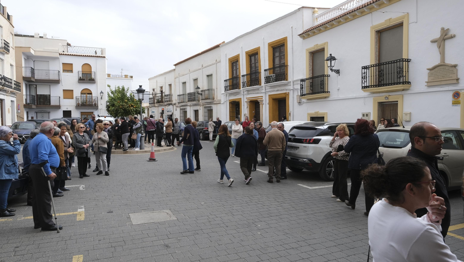 Funeral del crimen vicario de las dos niñas, en Abla