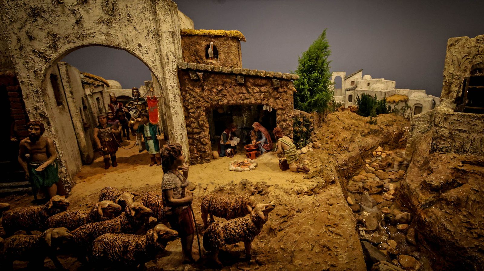 Portal de Belén en la ONCE de Jerez