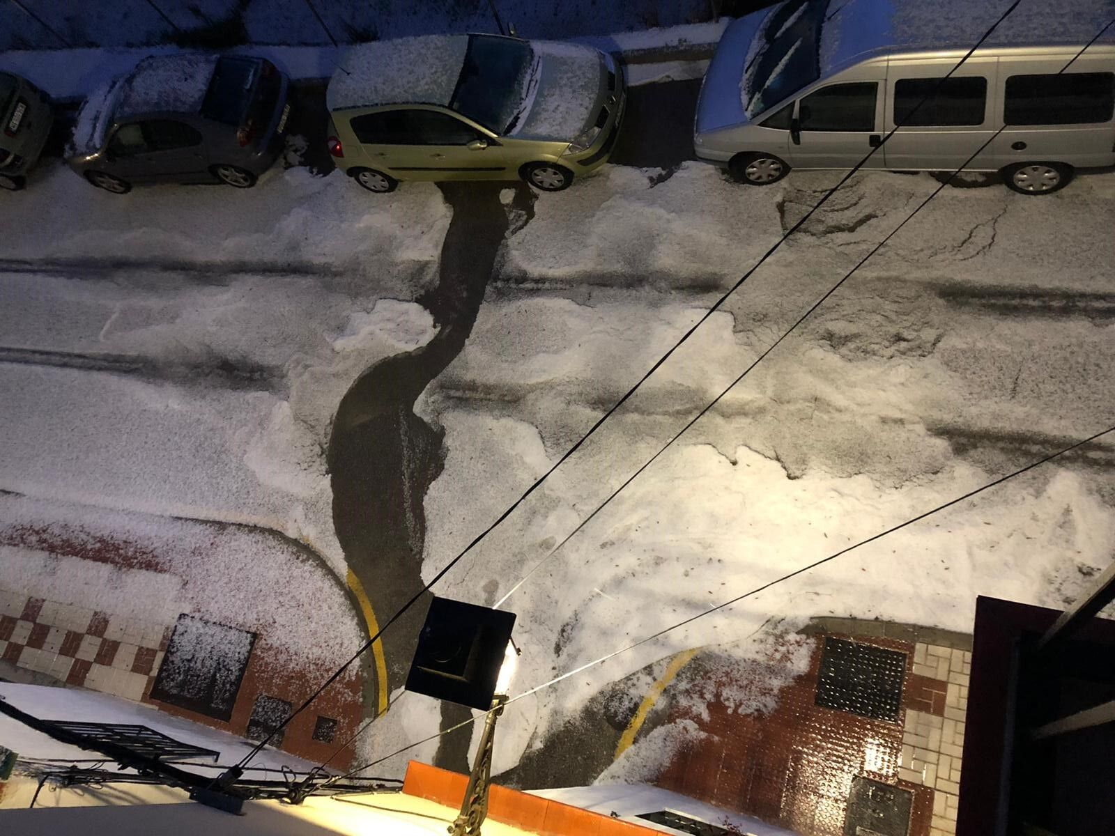 Granizada en Málaga, en fotos