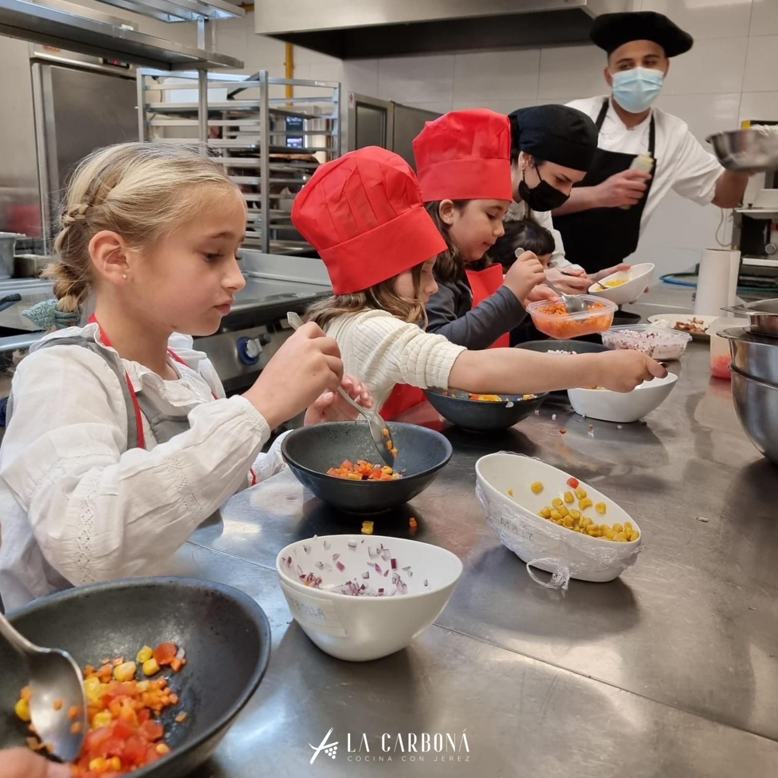 Taller de 'Cocina para niños' de La Carboná
